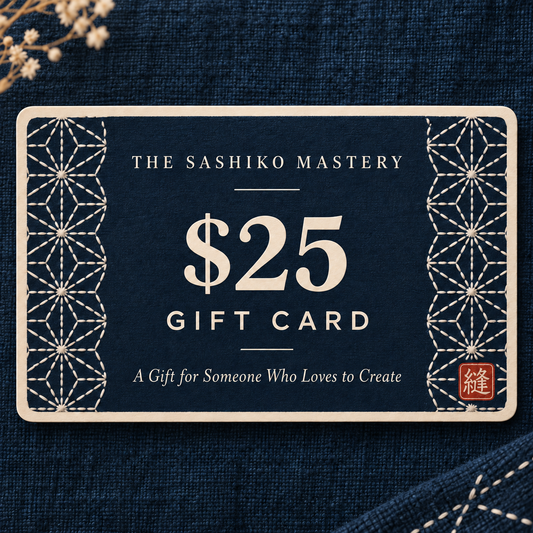The Sashiko Mastery Gift Card