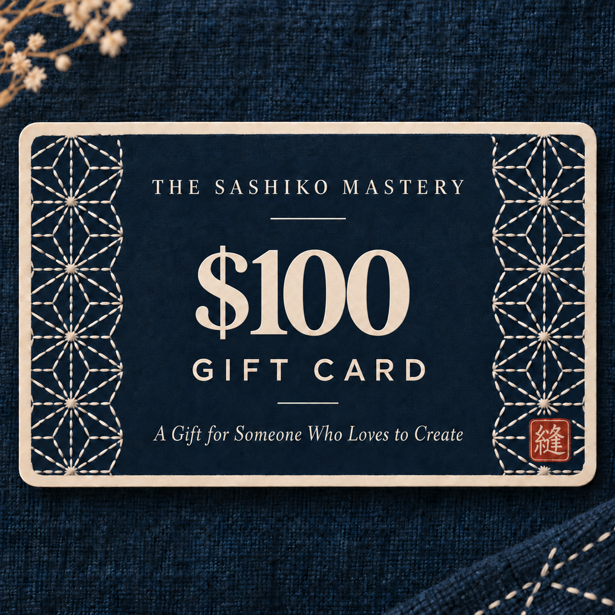 The Sashiko Mastery Gift Card