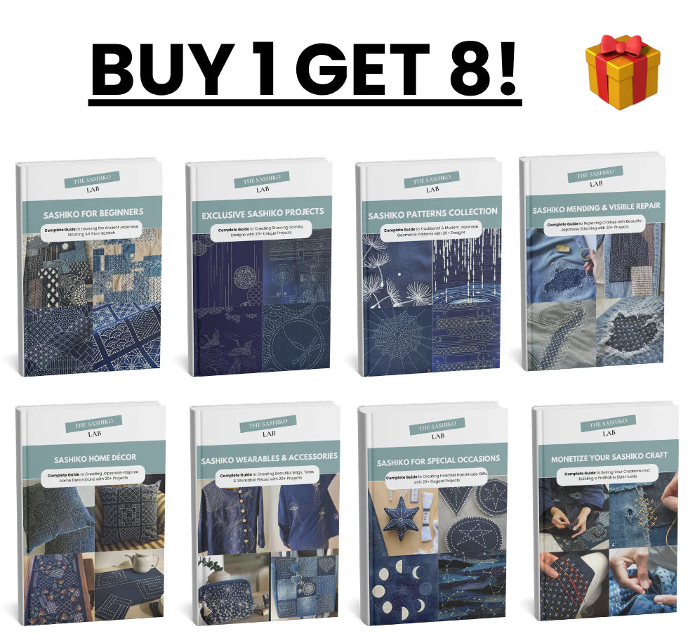The Sashiko Mastery - Bundle 8 in 1
