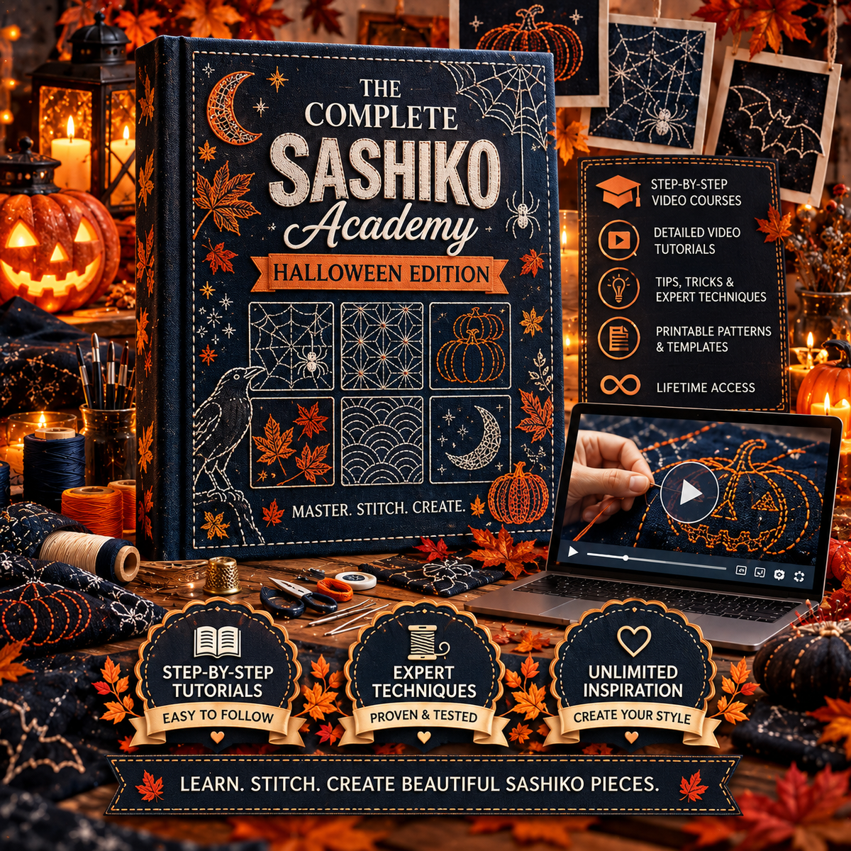 The Complete Sashiko Academy — Halloween Edition