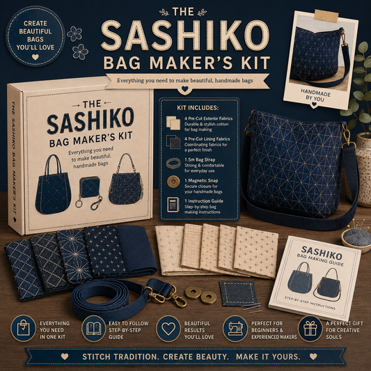 The Sashiko Bag Maker's Kit