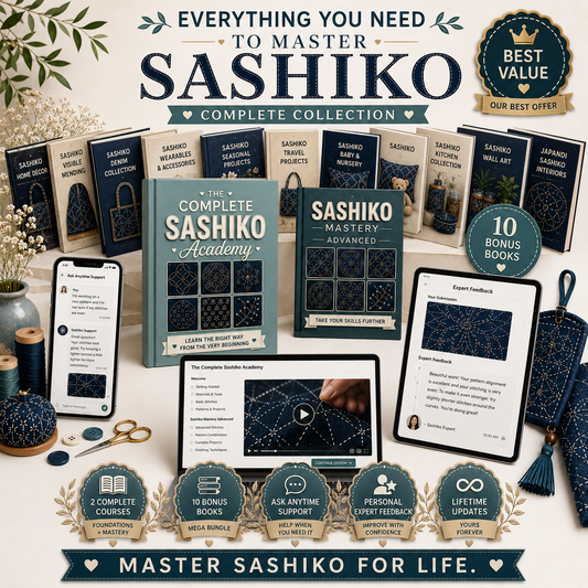 Everything You Need to Master Sashiko