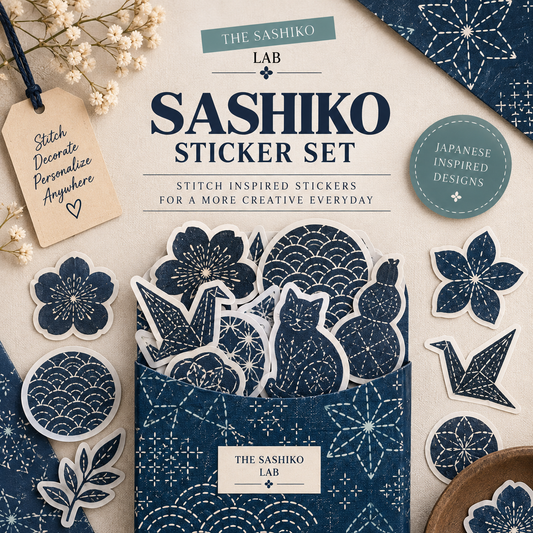 Sashiko Sticker Set