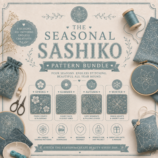 The Seasonal Sashiko Pattern Bundle