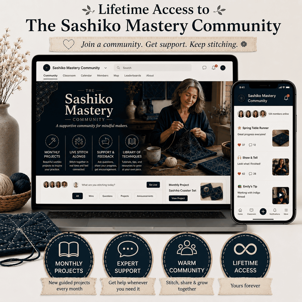 The Sashiko Mastery Community