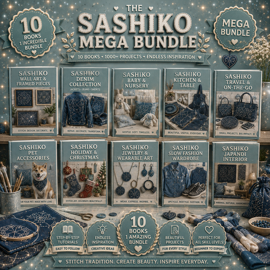 The Sashiko Mega Bundle - 10 Books